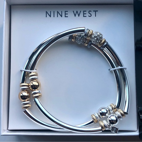 NINE WEST Pair of Two Elastic Bracelets. New in box. - Picture 3 of 7